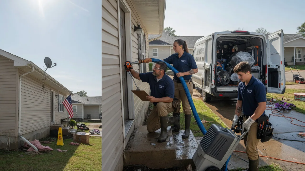 Ceiling Water Damage Restoration in Orleans, MI near me